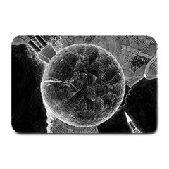 Space Universe Earth Rocket Plate Mats by Celenk