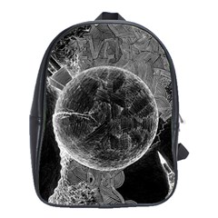 Space Universe Earth Rocket School Bag (large) by Celenk