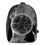 Space Universe Earth Rocket School Bag (Large) Front