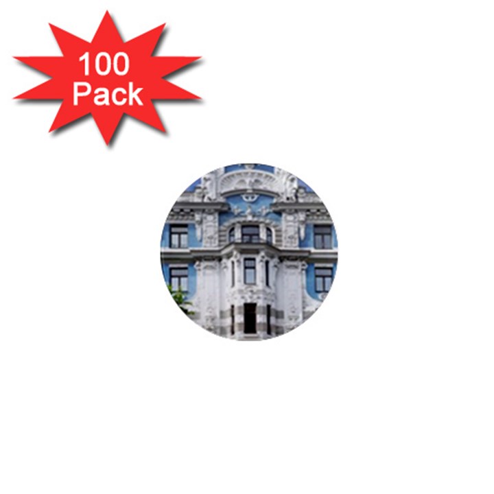 Squad Latvia Architecture 1  Mini Magnets (100 pack) 