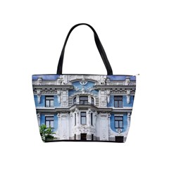 Squad Latvia Architecture Shoulder Handbags by Celenk