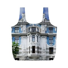 Squad Latvia Architecture Full Print Recycle Bags (m)  by Celenk