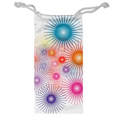 Stars Fireworks Colors Jewelry Bag by Celenk