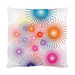 Stars Fireworks Colors Standard Cushion Case (two Sides) by Celenk