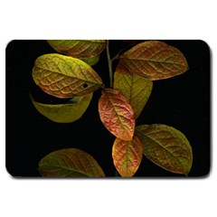 Autumn Leaves Foliage Large Doormat  by Celenk