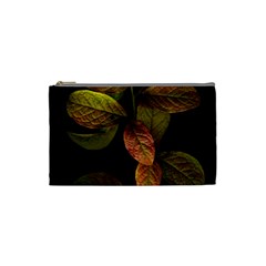 Autumn Leaves Foliage Cosmetic Bag (small)  by Celenk