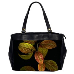 Autumn Leaves Foliage Office Handbags (2 Sides)  by Celenk