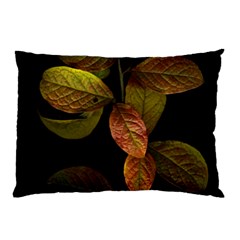 Autumn Leaves Foliage Pillow Case (two Sides) by Celenk