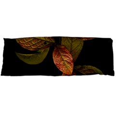 Autumn Leaves Foliage Body Pillow Case (dakimakura) by Celenk