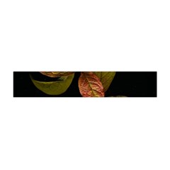 Autumn Leaves Foliage Flano Scarf (mini) by Celenk