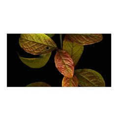 Autumn Leaves Foliage Satin Wrap by Celenk