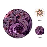 Abstract Art Fractal Playing Cards (Round)  Front