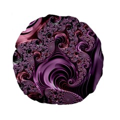 Abstract Art Fractal Standard 15  Premium Flano Round Cushions