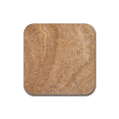 Rock Tile Marble Structure Rubber Coaster (square)  by Celenk