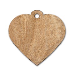 Rock Tile Marble Structure Dog Tag Heart (one Side) by Celenk