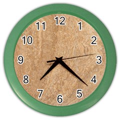 Rock Tile Marble Structure Color Wall Clocks by Celenk