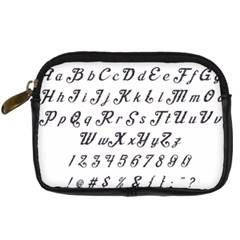 Font Lettering Alphabet Writing Digital Camera Cases by Celenk