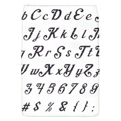 Font Lettering Alphabet Writing Flap Covers (s)  by Celenk