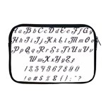 Font Lettering Alphabet Writing Apple MacBook Pro 17  Zipper Case Front