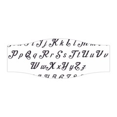 Font Lettering Alphabet Writing Stretchable Headband by Celenk