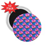 Seamless Flower Pattern Colorful 2.25  Magnets (10 pack)  Front