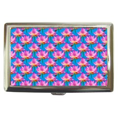 Seamless Flower Pattern Colorful Cigarette Money Cases by Celenk