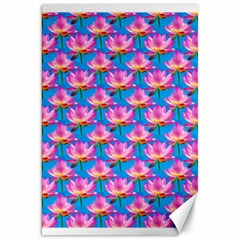 Seamless Flower Pattern Colorful Canvas 20  X 30   by Celenk