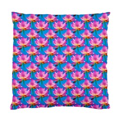 Seamless Flower Pattern Colorful Standard Cushion Case (one Side) by Celenk