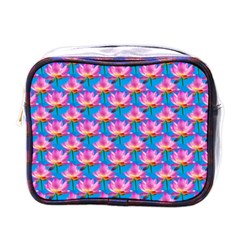 Seamless Flower Pattern Colorful Mini Toiletries Bags by Celenk