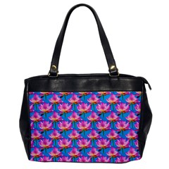 Seamless Flower Pattern Colorful Office Handbags by Celenk