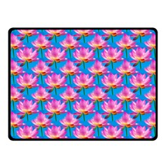 Seamless Flower Pattern Colorful Fleece Blanket (small) by Celenk