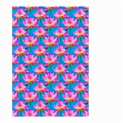 Seamless Flower Pattern Colorful Small Garden Flag (two Sides) by Celenk