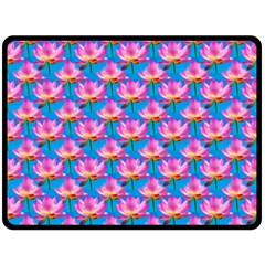 Seamless Flower Pattern Colorful Double Sided Fleece Blanket (large)  by Celenk