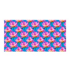 Seamless Flower Pattern Colorful Satin Wrap by Celenk