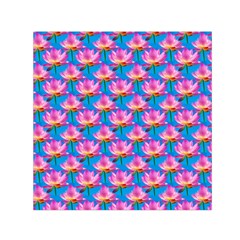 Seamless Flower Pattern Colorful Small Satin Scarf (square) by Celenk