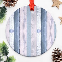 Plank Pattern Image Organization Ornament (round) by Celenk