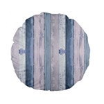 Plank Pattern Image Organization Standard 15  Premium Flano Round Cushions Back