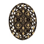 Wallpaper Wall Art Architecture Oval Filigree Ornament (Two Sides) Front