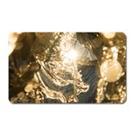 Gold Sea Coast Waves Depier Magnet (Rectangular) Front