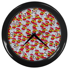 Chickens Animals Cruelty To Animals Wall Clocks (black) by Celenk