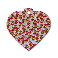 Chickens Animals Cruelty To Animals Dog Tag Heart (one Side) by Celenk