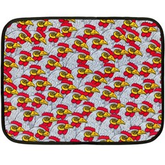 Chickens Animals Cruelty To Animals Fleece Blanket (mini) by Celenk