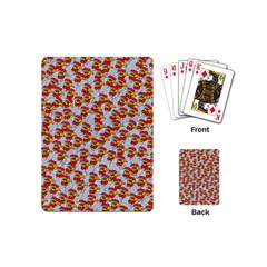 Chickens Animals Cruelty To Animals Playing Cards (mini)  by Celenk