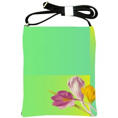 Background Homepage Blossom Bloom Shoulder Sling Bags by Celenk