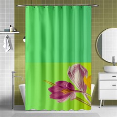 Background Homepage Blossom Bloom Shower Curtain 48  X 72  (small)  by Celenk