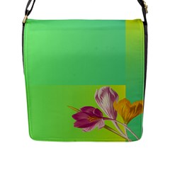 Background Homepage Blossom Bloom Flap Messenger Bag (l)  by Celenk