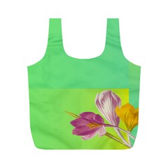 Background Homepage Blossom Bloom Full Print Recycle Bags (m)  by Celenk