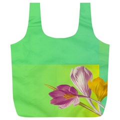 Background Homepage Blossom Bloom Full Print Recycle Bags (l)  by Celenk