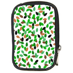 Leaves True Leaves Autumn Green Compact Camera Cases by Celenk