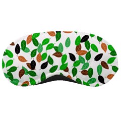 Leaves True Leaves Autumn Green Sleeping Masks